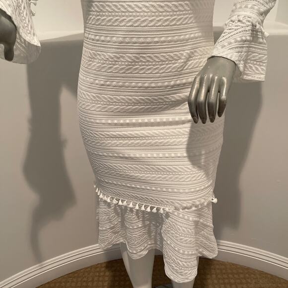 SHILLA THE LABEL Status Line-Lace Midi Dress XL - Picture 6 of 12